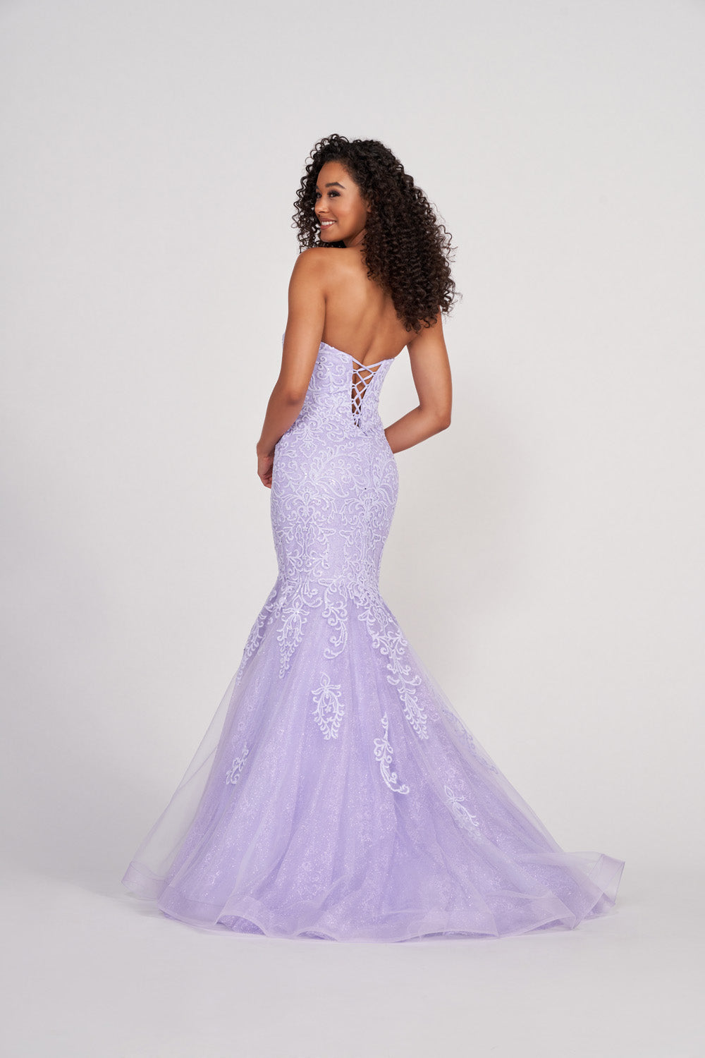 Colette CL2005 prom dress images. Colette CL2005 is available in these colors: Light Blue, Lilac.