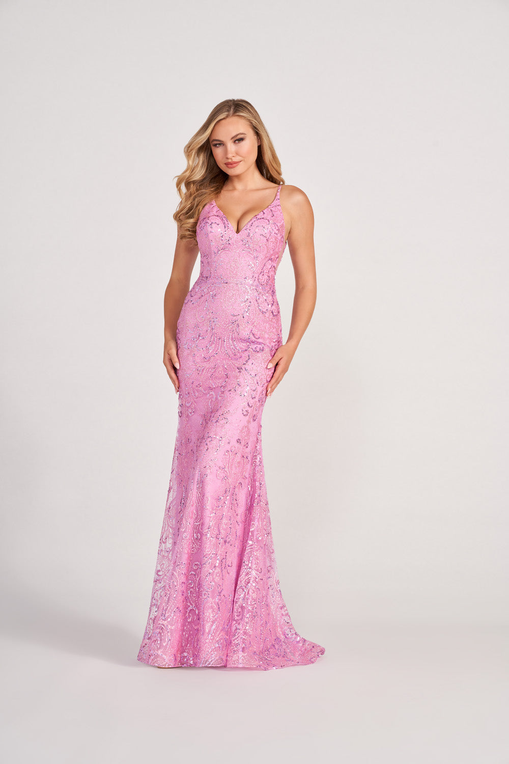 Colette CL2019 prom dress images. Colette CL2019 is available in these colors: Dusty Green, Pink, Light Blue, Lilac.