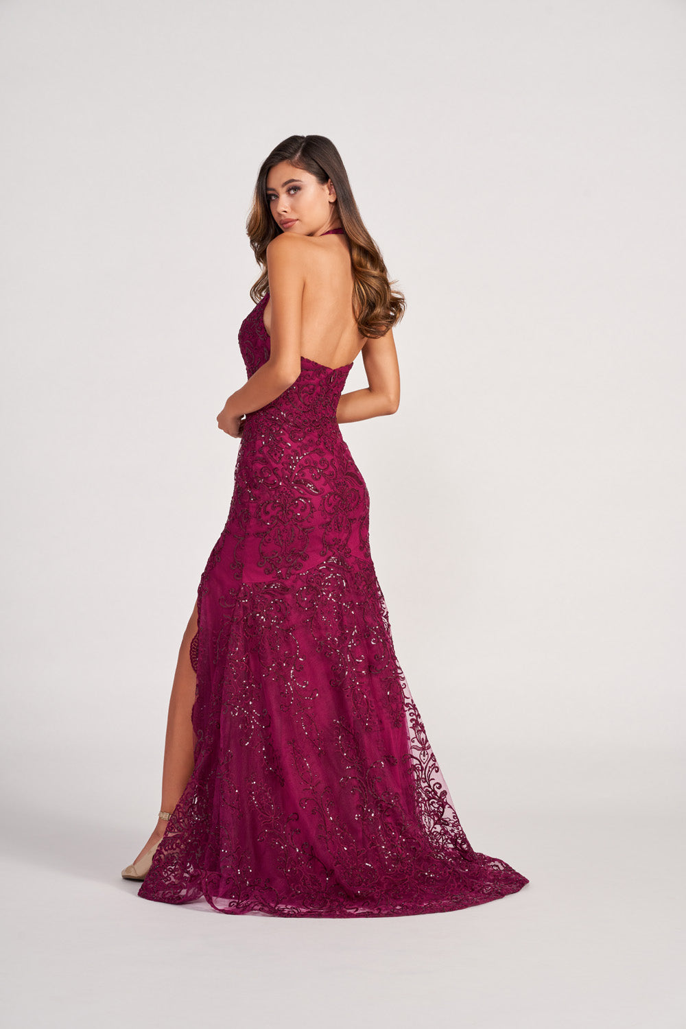 Colette CL2027 prom dress images. Colette CL2027 is available in these colors: Emerald, Royal Blue, Cabernet, Red.