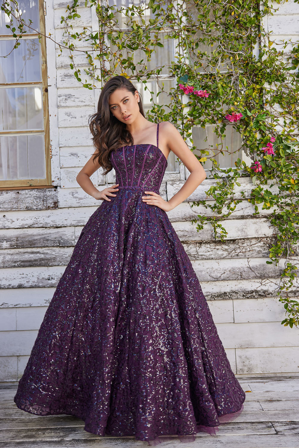slim fit dress slacks Purple Satin Long Prom Dress, Elegant A-Line Backless Formal Evening Dress US 10 / Custom Color