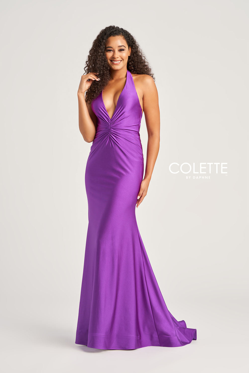 Colette CL5199 prom dress images. Colette CL5199 is available in these colors: Royal Blue, Purple, Black, Burgundy, Light Blue, Lilac.