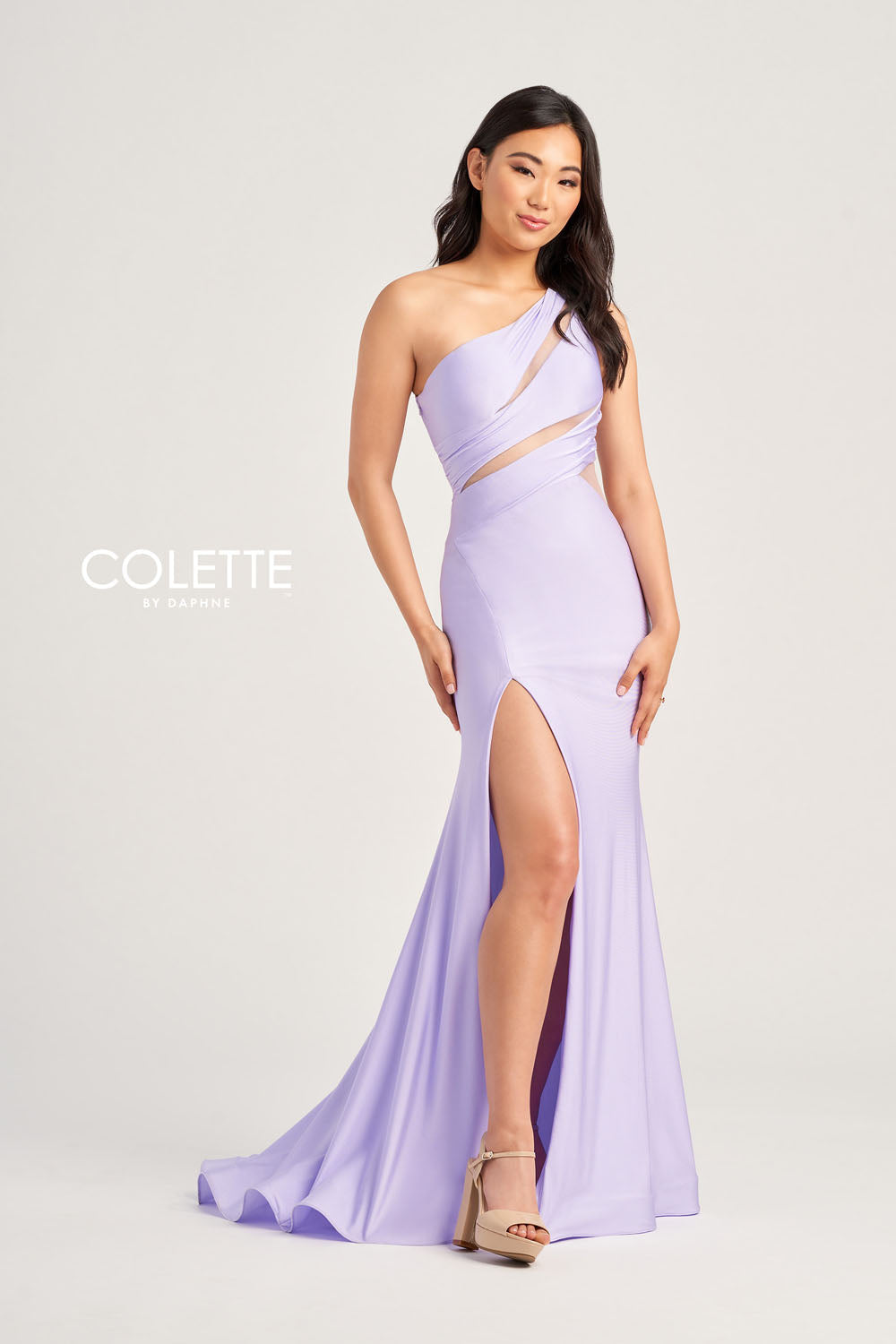 Colette CL5207 prom dress images. Colette CL5207 is available in these colors: Turquoise, Black, Lilac, Pink, Purple, Red.