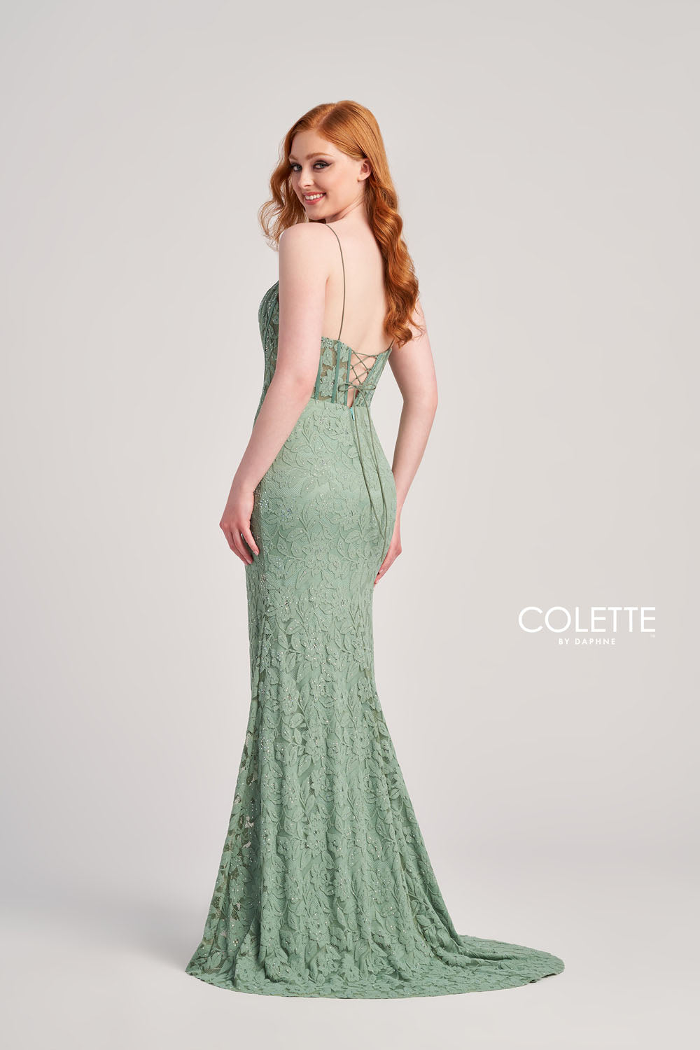 Colette CL5268 prom dress images. Colette CL5268 is available in these colors: Lilac, Rose, Sage.