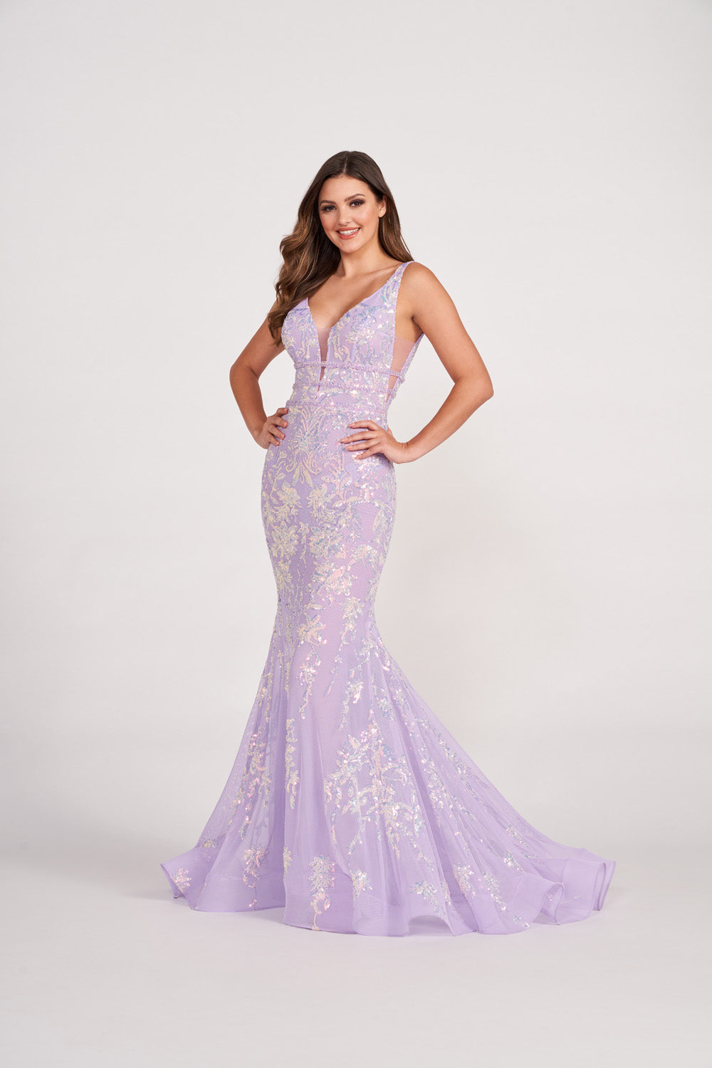 strapless open back dress Ellie Wilde EW34041 Dress | Ellie Wilde Dresses