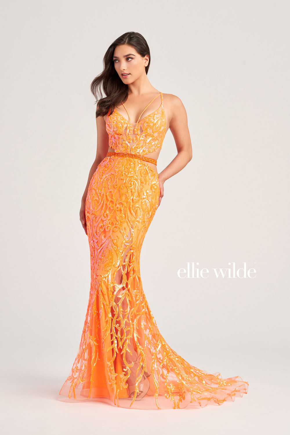 Ellie Wilde EW35007 Dress | Ellie Wilde Dresses | Formal Approach 8 / Orange Ellie Wilde EW35007 Dress | Ellie Wilde Dresses | Formal Approach 8 / Orange