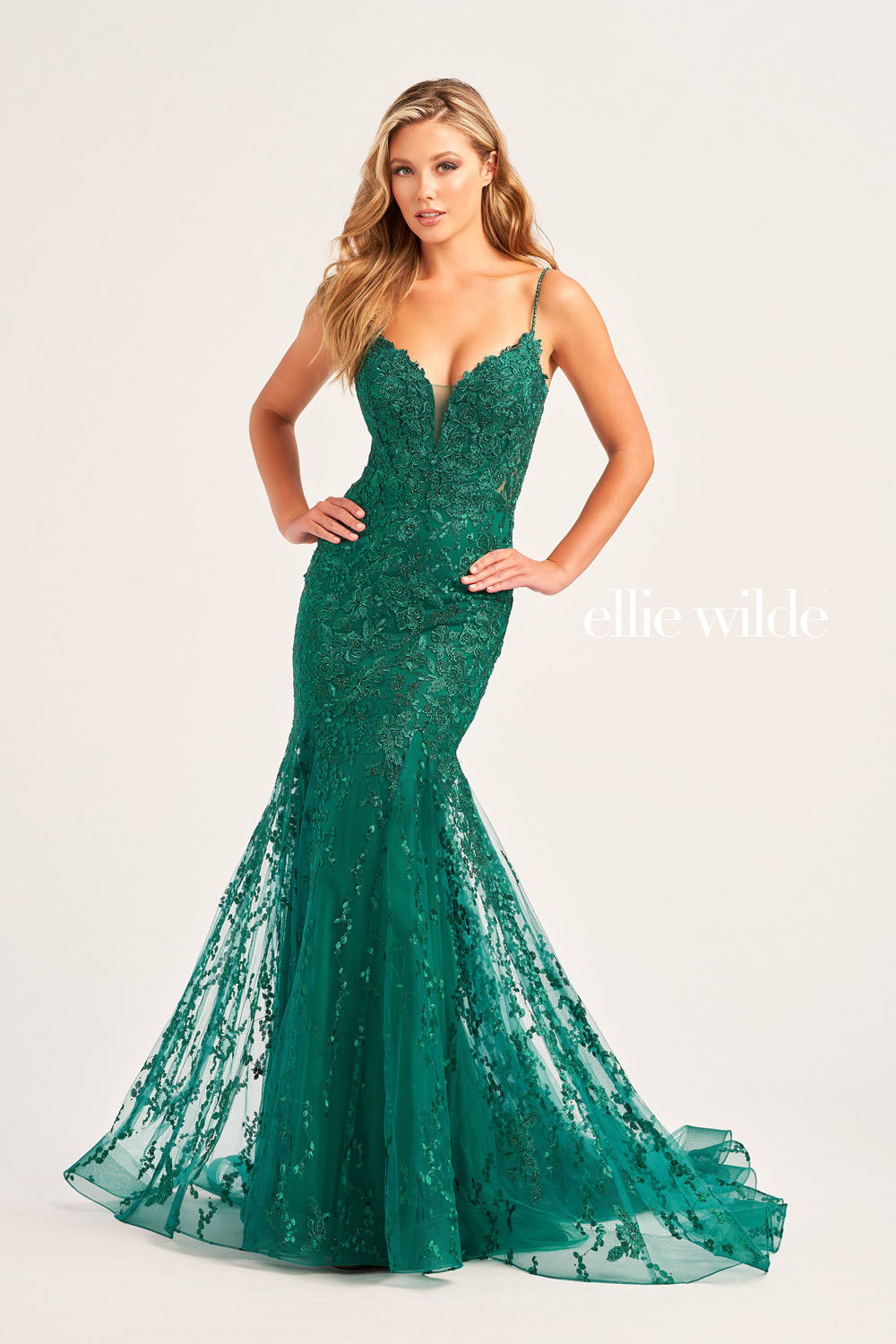 Ellie Wilde EW35221 prom dress images. Ellie Wilde EW35221 is available in these colors: Light Blue, Strawberry, Magenta, Emerald, Sage.