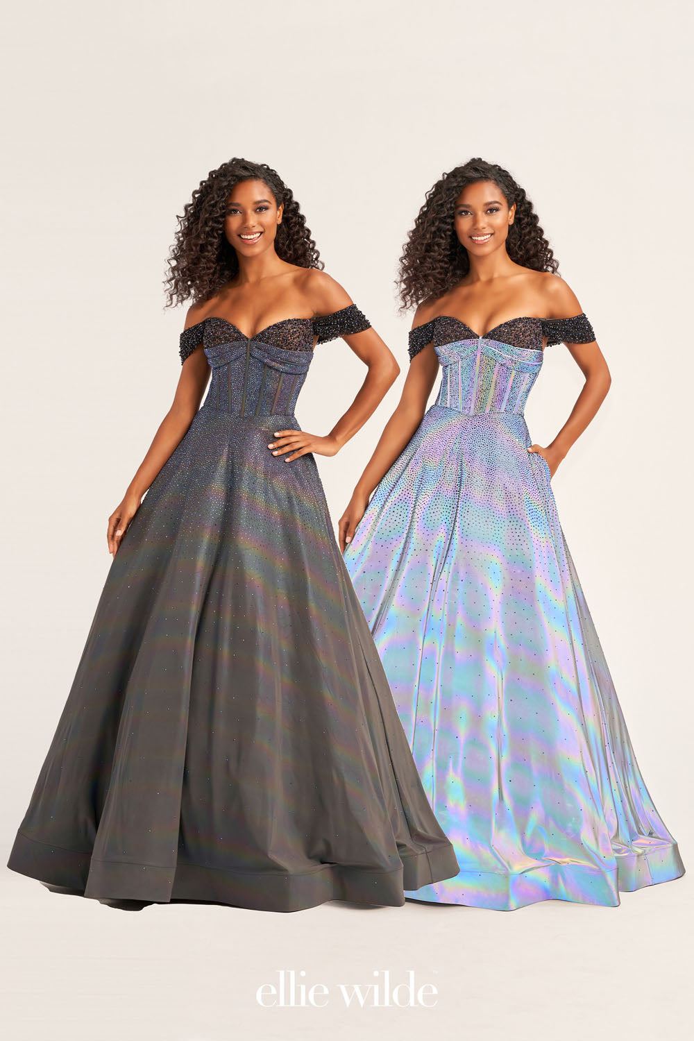 Ellie Wilde EW35703 prom dress images. Ellie Wilde EW35703 is available in these colors: Supernova.