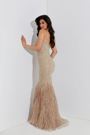 Jasz Couture 7565 prom dress images.  Jasz Couture 7565 is available in these colors: Black, Nude.