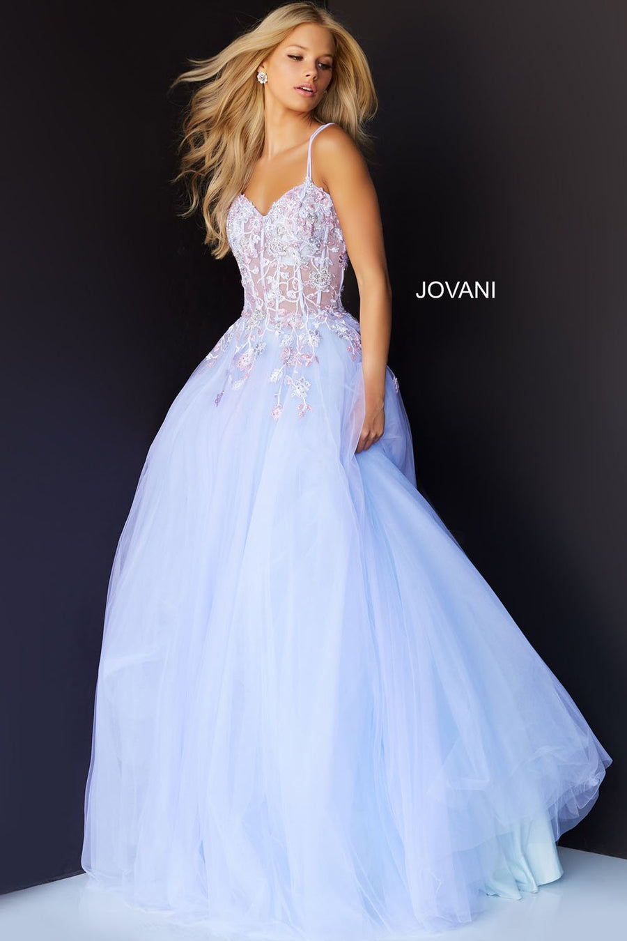 Jovani 06207 prom dress images.  Jovani style 06207 is available in these colors: Lilac .