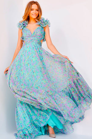 Jovani 23320 Print prom dress images.  Jovani style 23320 is available in these colors: Print.