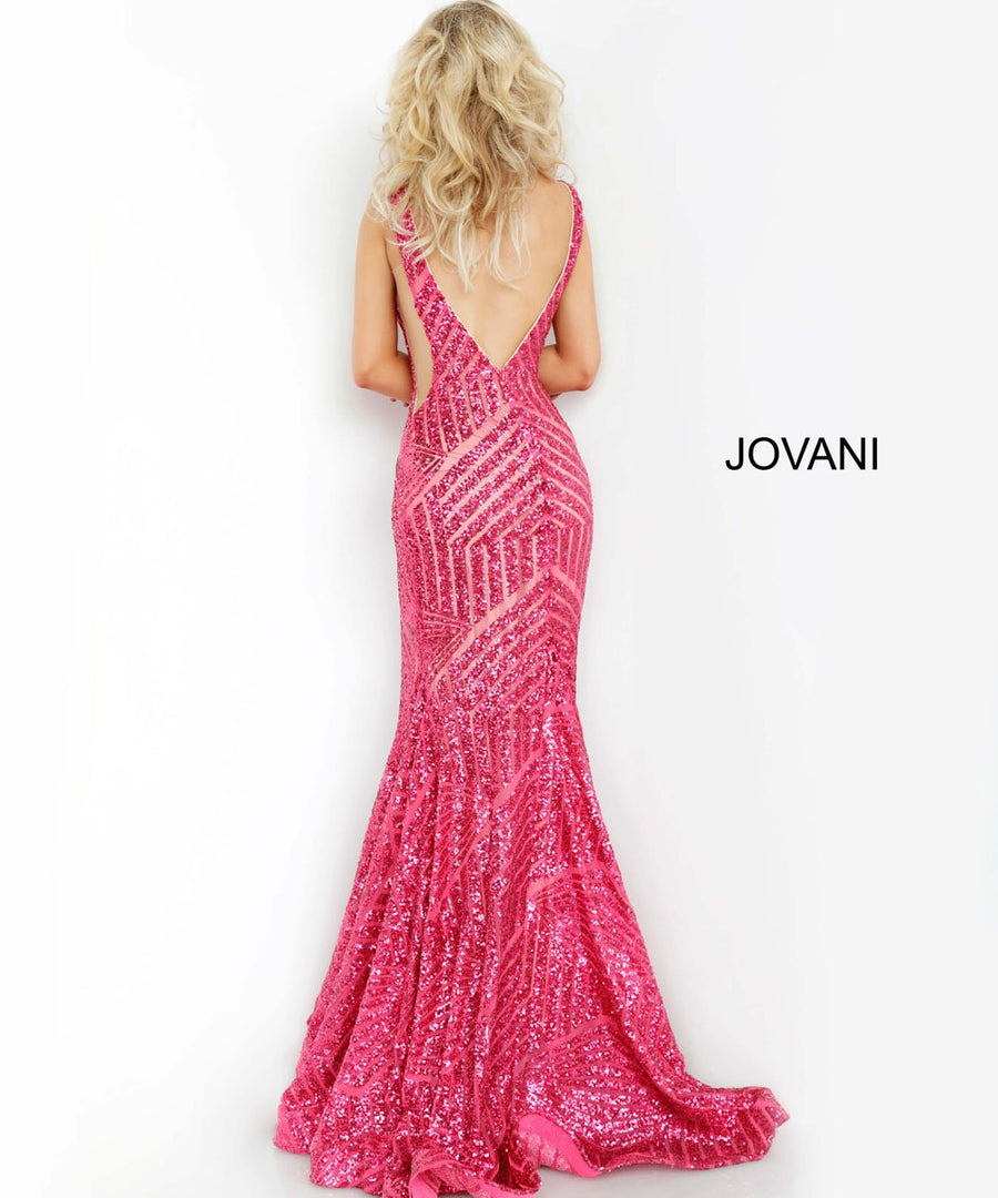 Jovani 59762 prom dress images.  Jovani 59762 is available in these colors: Black Nude, Charcoal, Fuchsia, Hunter, Rose Gold.