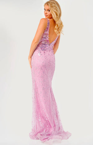 Jovani JVN08418  prom dress images.  Jovani style JVN08418 is available in these colors: Fuchsia,Aqua, Navy.
