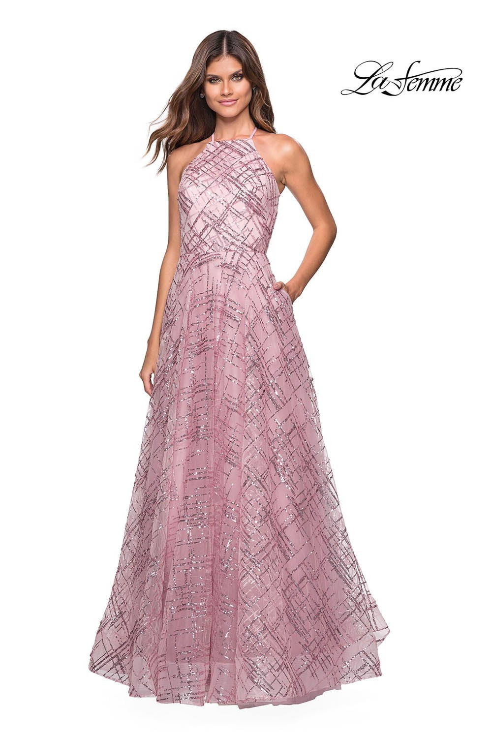 slim fit dress slacks La Femme 27451 Dress - Formal Approach