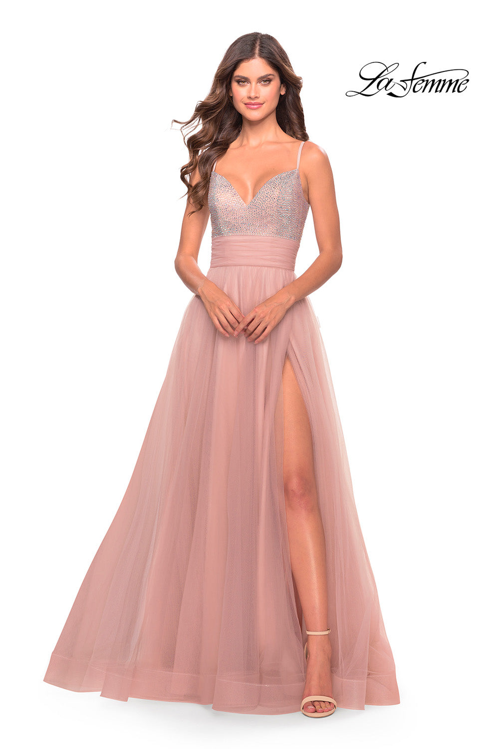 green emerald velvet dress Sequined Lace Mauve Big Feathers Custom Mermaid Custom Prom Dress main image 1