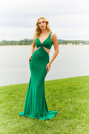 Morilee 47025 prom dress images.  Morilee 47025 is available in these colors: Watermelon, Emerald, Royal.