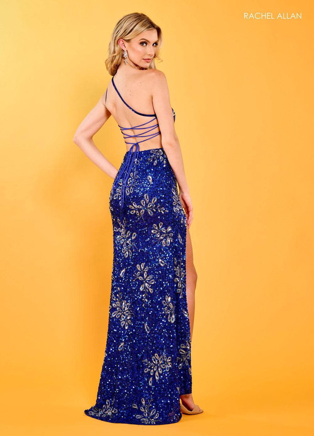 Rachel Allan 70584 prom dress images. Rachel Allan 70584 is available in these colors: Black Silver, Deep Magenta, Royal Silver.