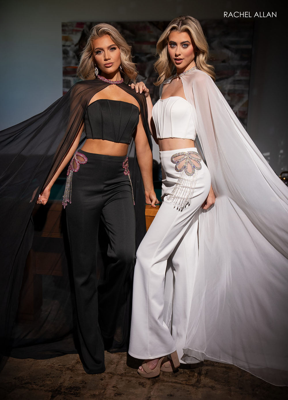 Rachel Allan 70613 prom dress images. Rachel Allan 70613 is available in these colors: Black Fuchsia, White.