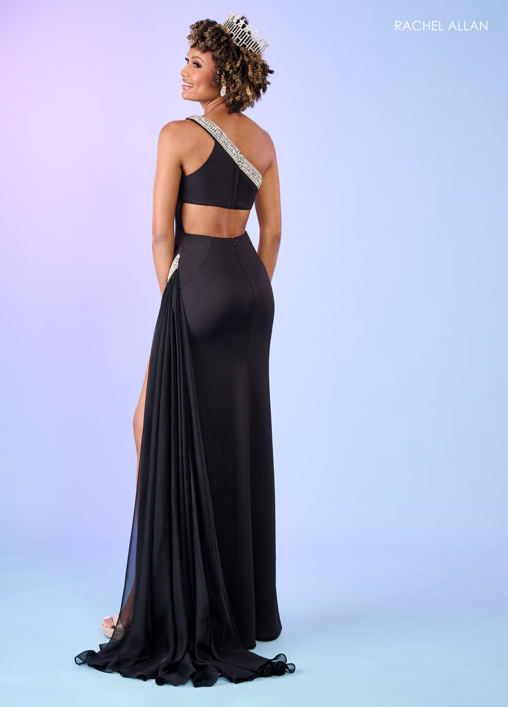 Rachel Allan 70638 prom dress images. Rachel Allan 70638 is available in these colors: Black, White.