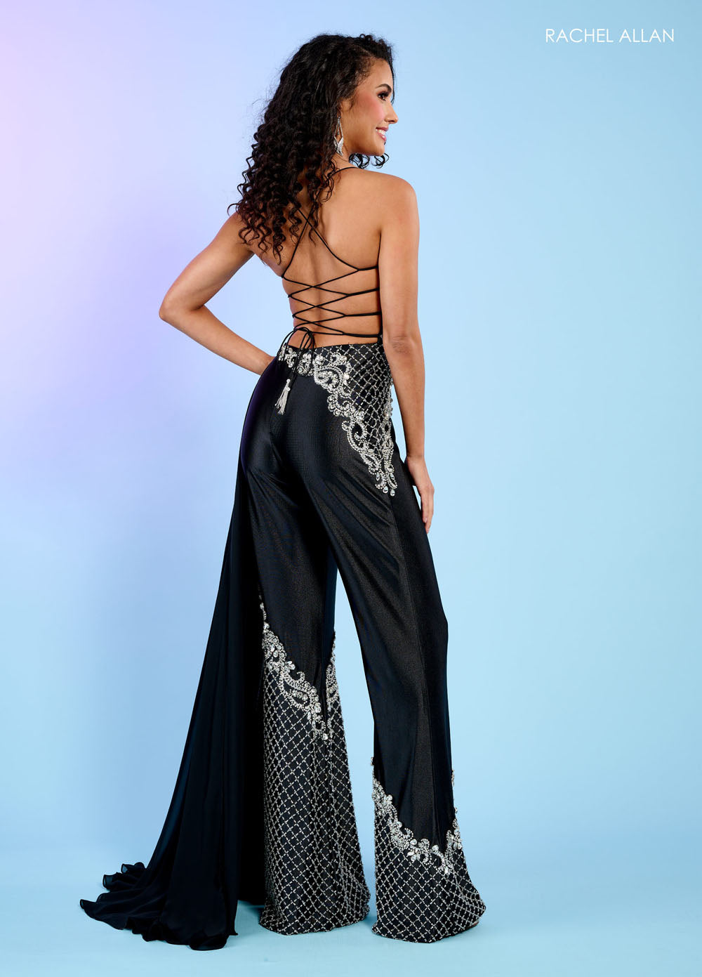 Rachel Allan 70655 prom dress images. Rachel Allan 70655 is available in these colors: Black, Royal.