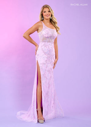 Rachel Allan 70656 prom dress images.  Rachel Allan 70656 is available in these colors: Lilac, Pink, Sage.