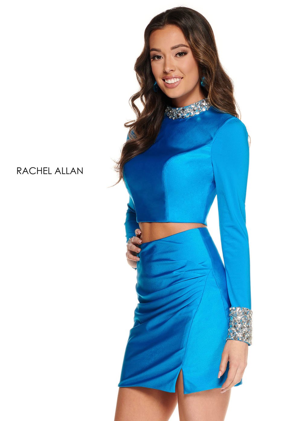 Rachel Allan 30010 prom dress images. Rachel Allan 30010 is available in these colors: Neon Ocean,White,Neon Pink.