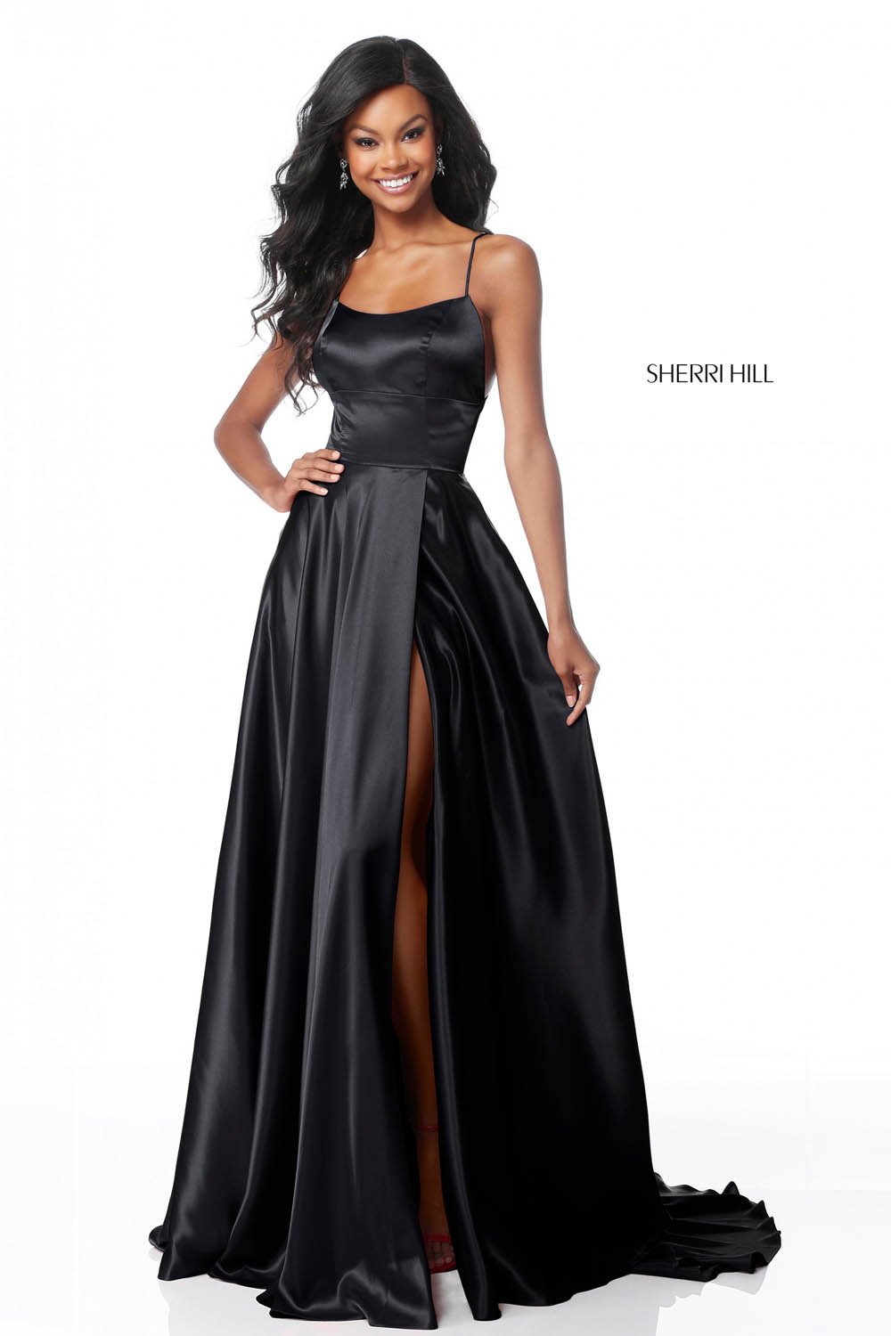 Sherri Hill 51631 prom dress images. Sherri Hill 51631 is available in these colors: Black, Gold, Purple, Gunmetal, Emerald, Ruby, Red, Royal, Fuchsia, Navy, Turquoise, Light Blue, Nude, Light Yellow, Rose.