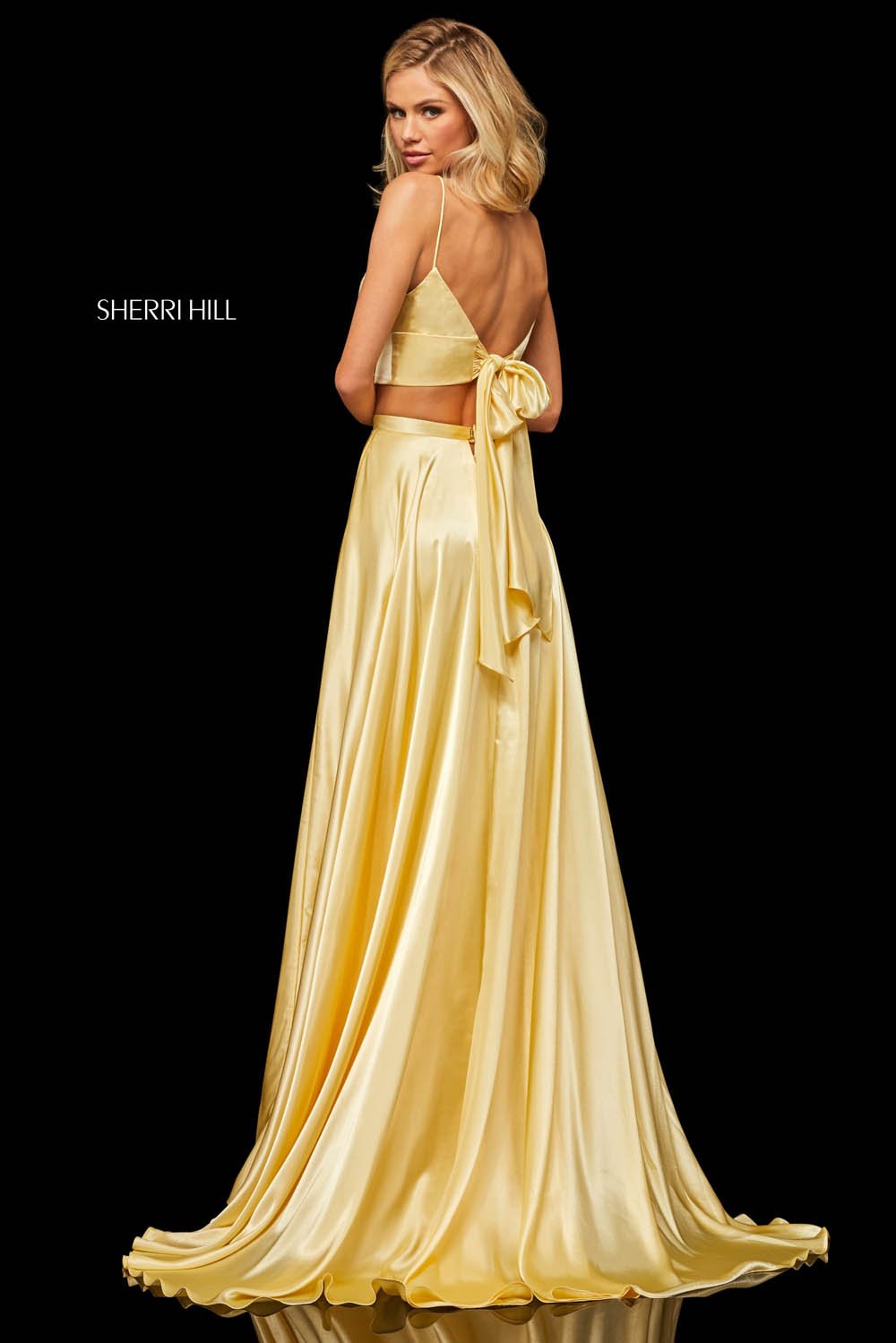Sherri Hill 52488 prom dress images. Sherri Hill 52488 is available in these colors: Turquoise, Ruby, Royal, Red, Black, Yellow, Mocha, Rose, Emerald.