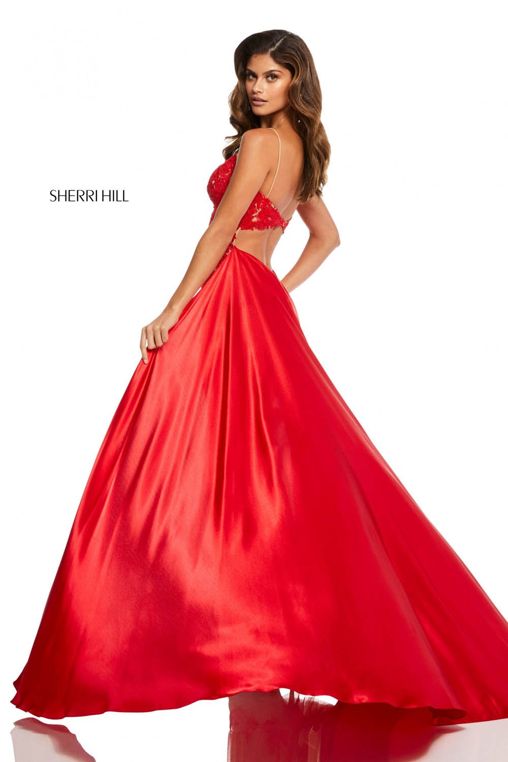 Sherri Hill 52538 prom dress images. Sherri Hill 52538 is available in these colors: Nude Red, Nude Black, Nude Ivory, Nude Lilac, Nude Magenta, Nude Light Blue, Nude Teal, Nude Wine, Nude Aqua.