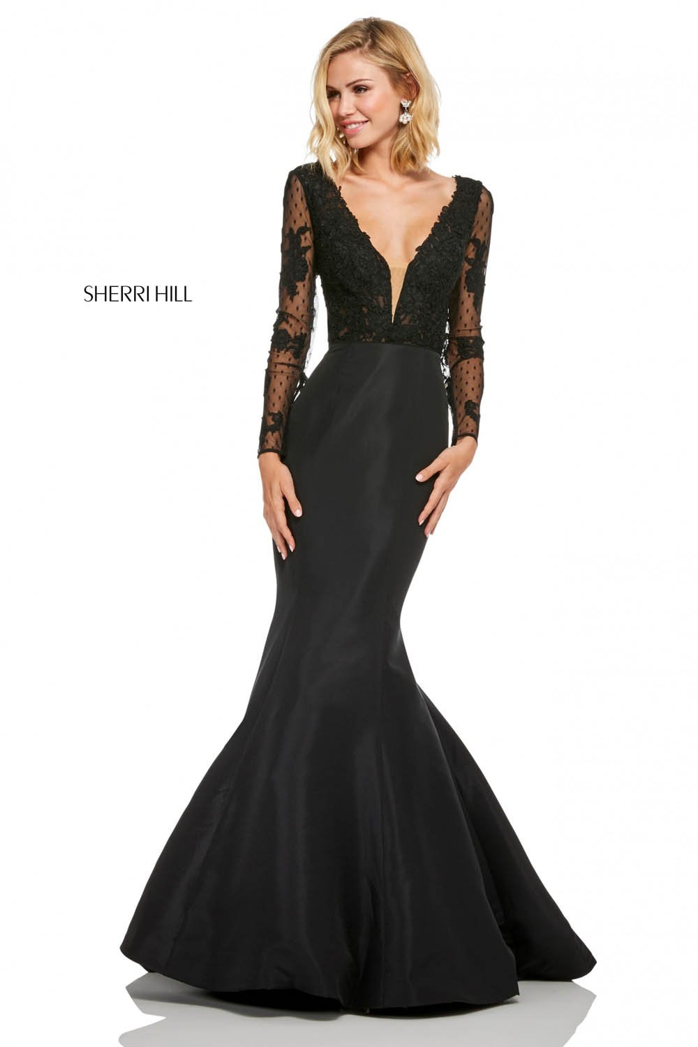 sherri hill black mermaid dress Sherri Hill 52766 Dress - Formal Approach