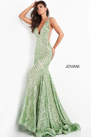 Gorgeous Mint Green Numbers from Jovani