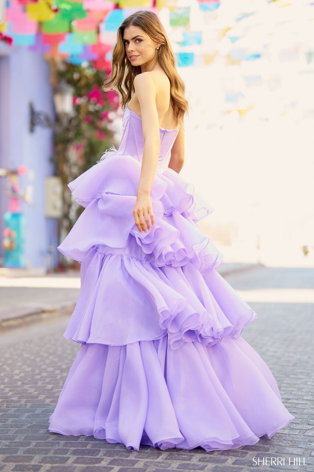 Sherri Hill 55957 Dress | Sherri Hill Dresses | Formal Approach 14 / Lilac
