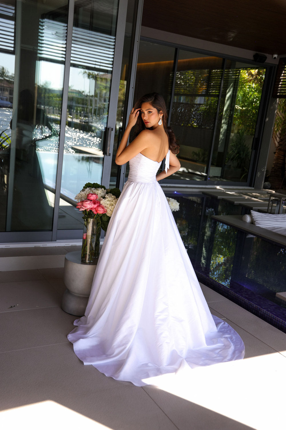 Ava Presley 26524 prom dress images.  Ava Presley 26524 is available in these colors: White, Red, Watermelon, Yellow.