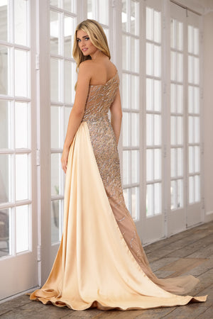 Ava Presley 28589 prom dress images.  Ava Presley 28589 is available in these colors: Nude, Red.