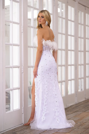 Ava Presley 39231 prom dress images.  Ava Presley 39231 is available in these colors: Periwinkle, White.