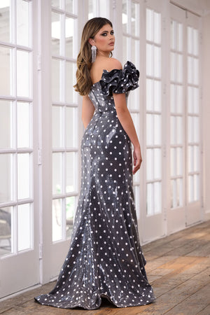 Ava Presley 39264 prom dress images.  Ava Presley 39264 is available in these colors: White, Black.