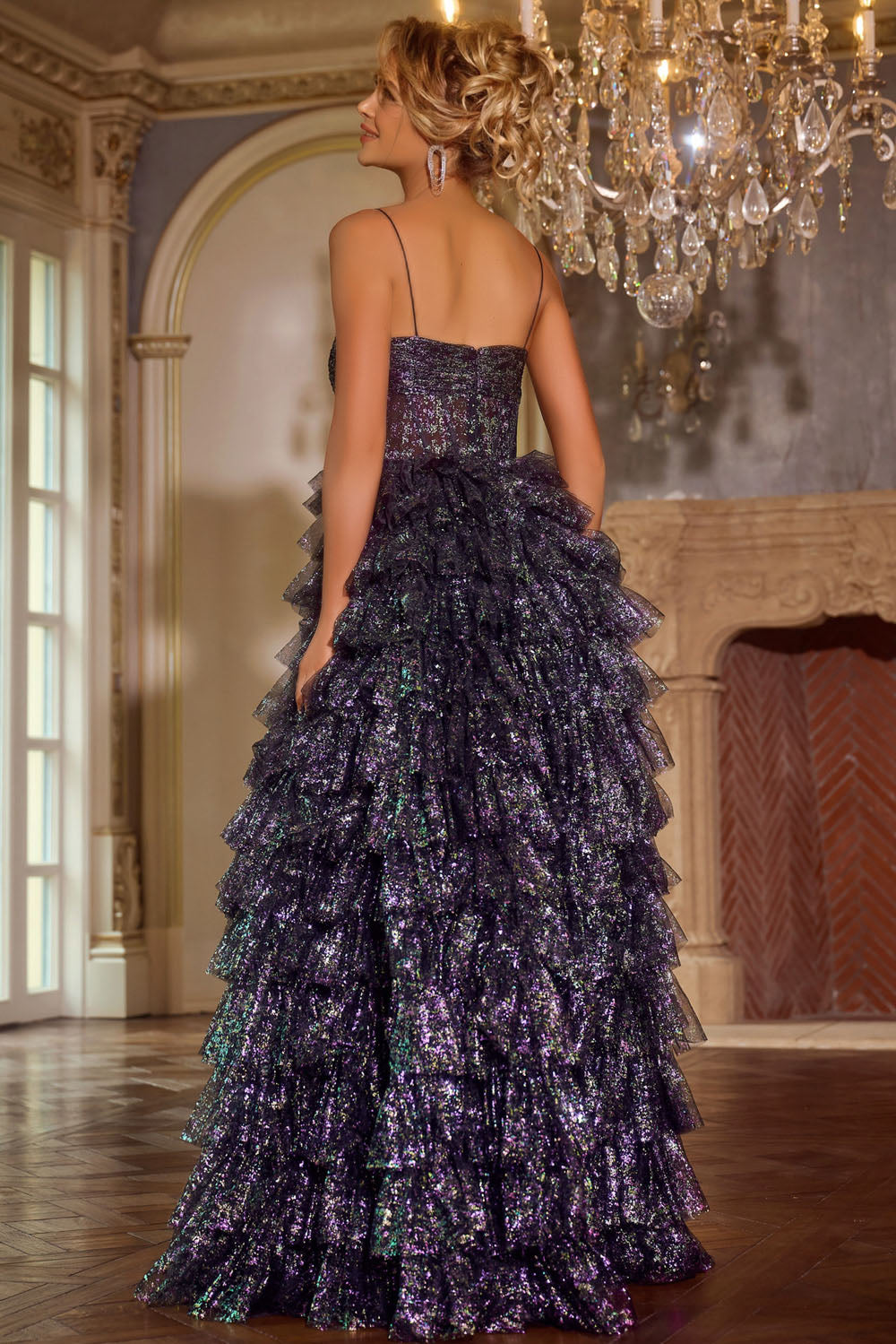 Jovani 39305 prom dress images.  Jovani 39305 is available in these colors: Black.