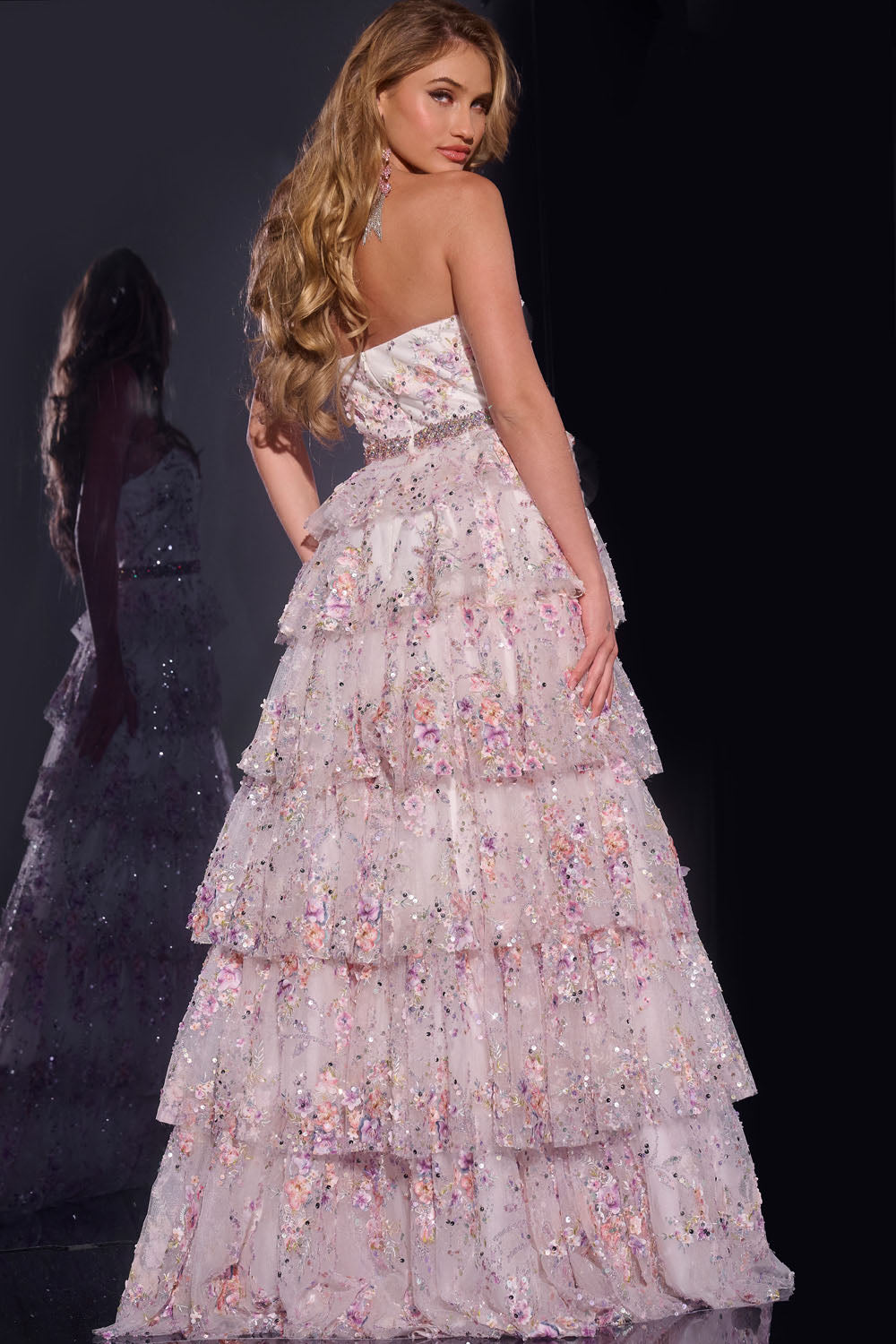 Jovani 42190 prom dress images.  Jovani 42190 is available in these colors: White.