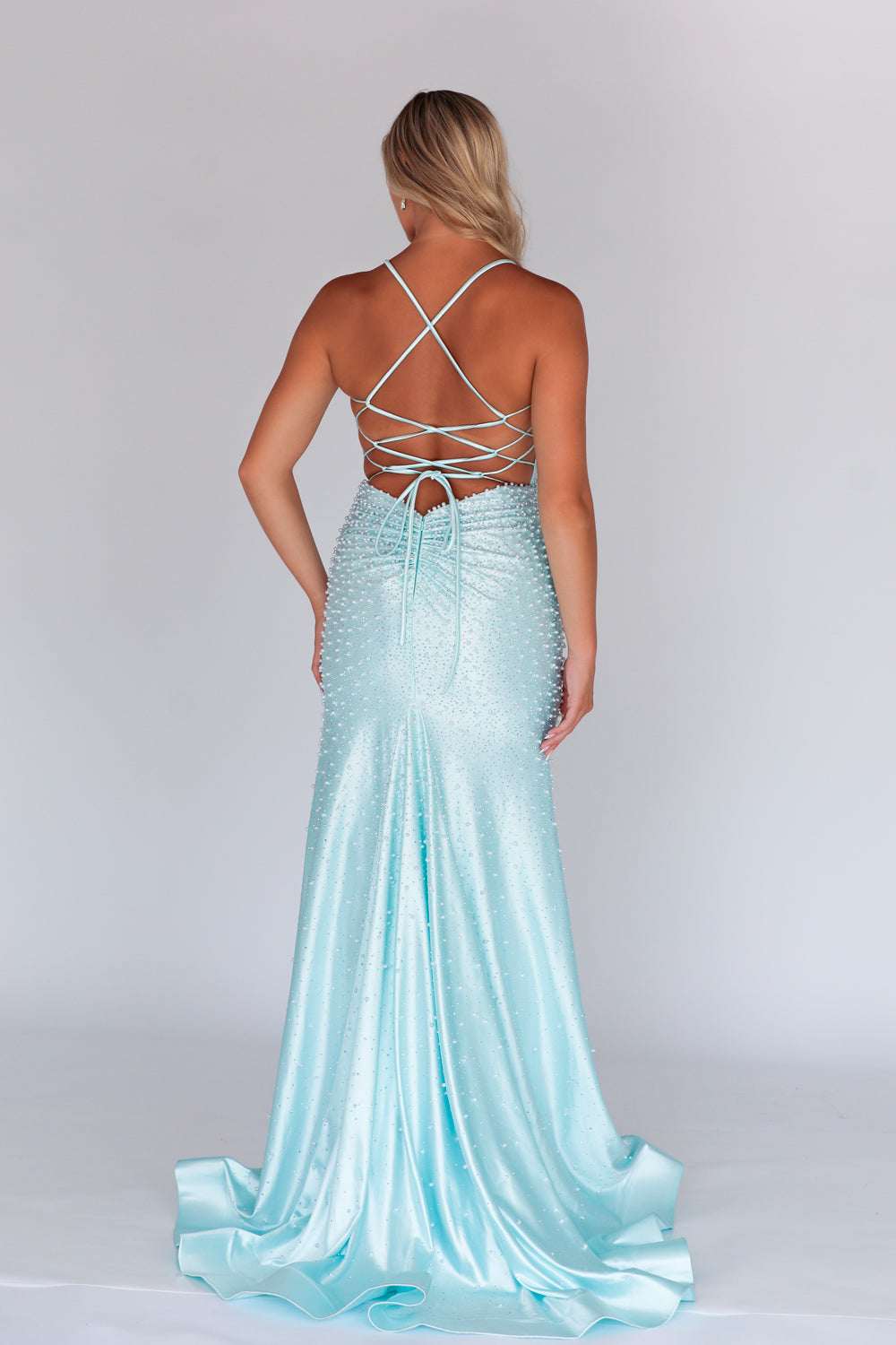 Miah Vega 24703 Aqua dress