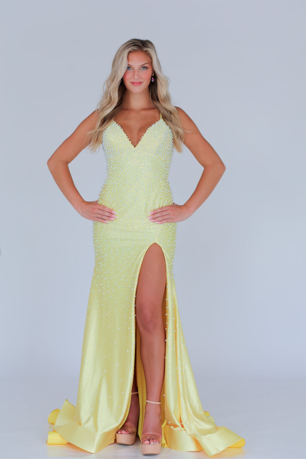 Miah Vega 24703 Yellow dress