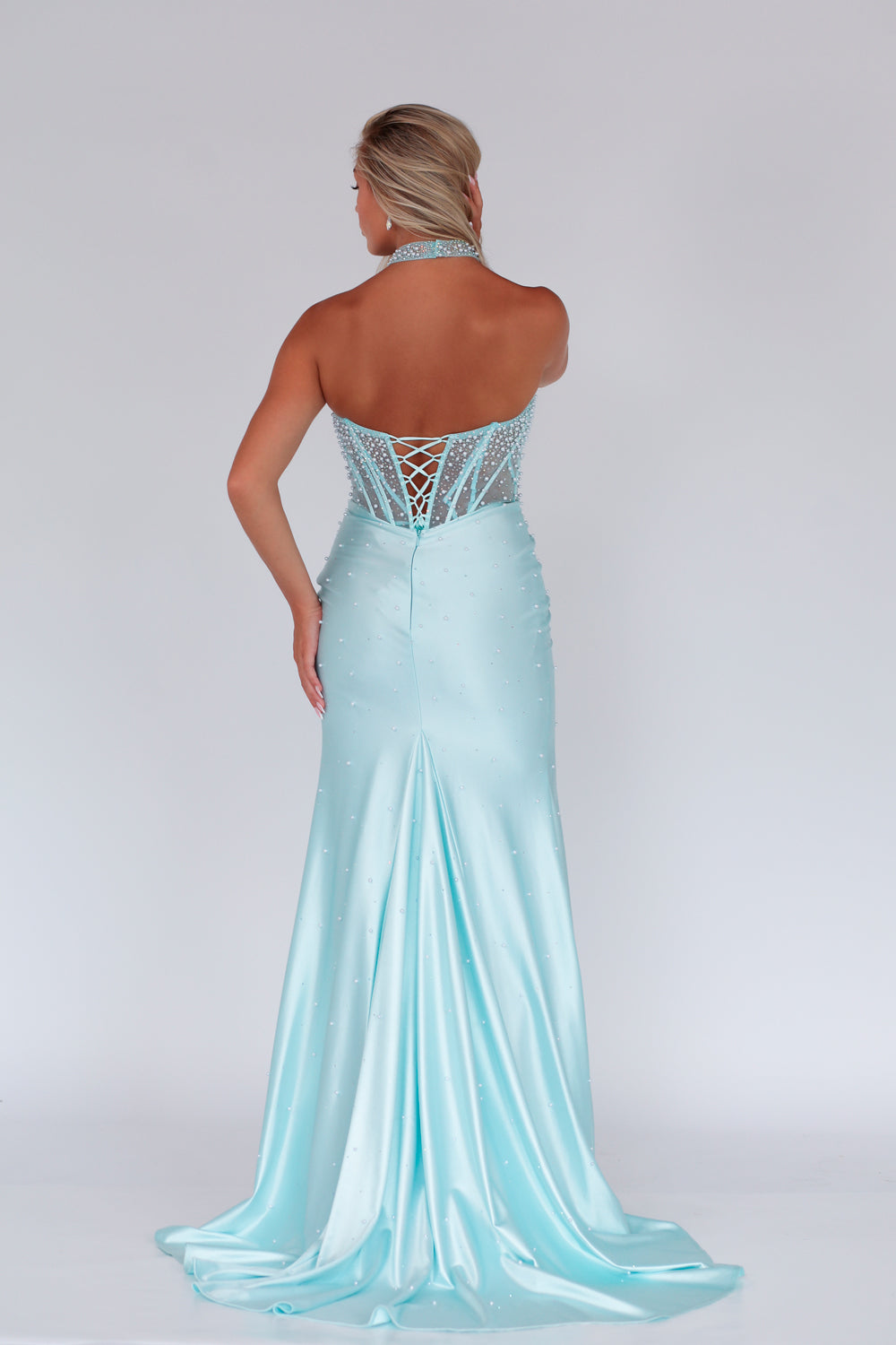 Miah Vega 24704 Aqua dress
