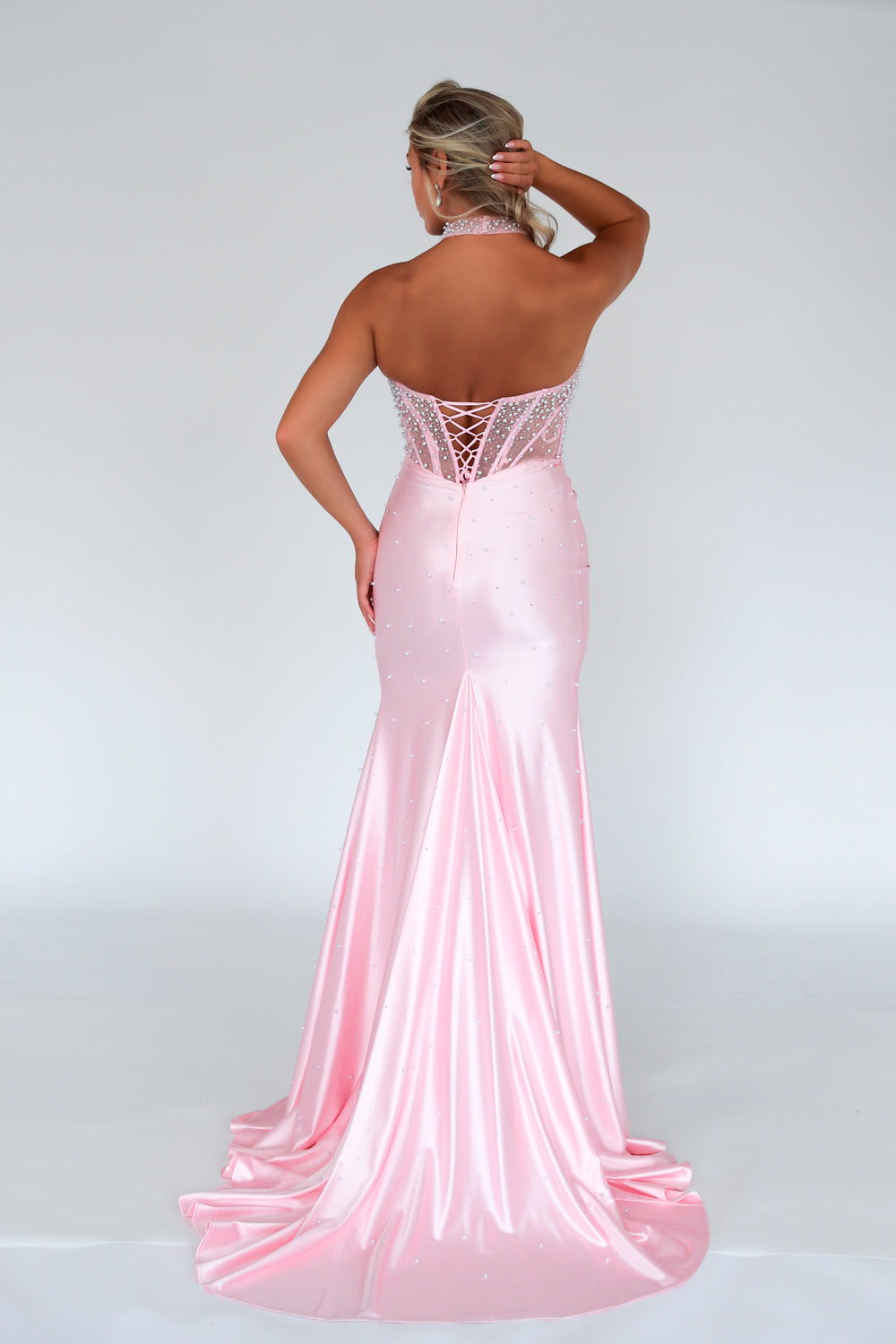 Miah Vega 24704 Pink dress