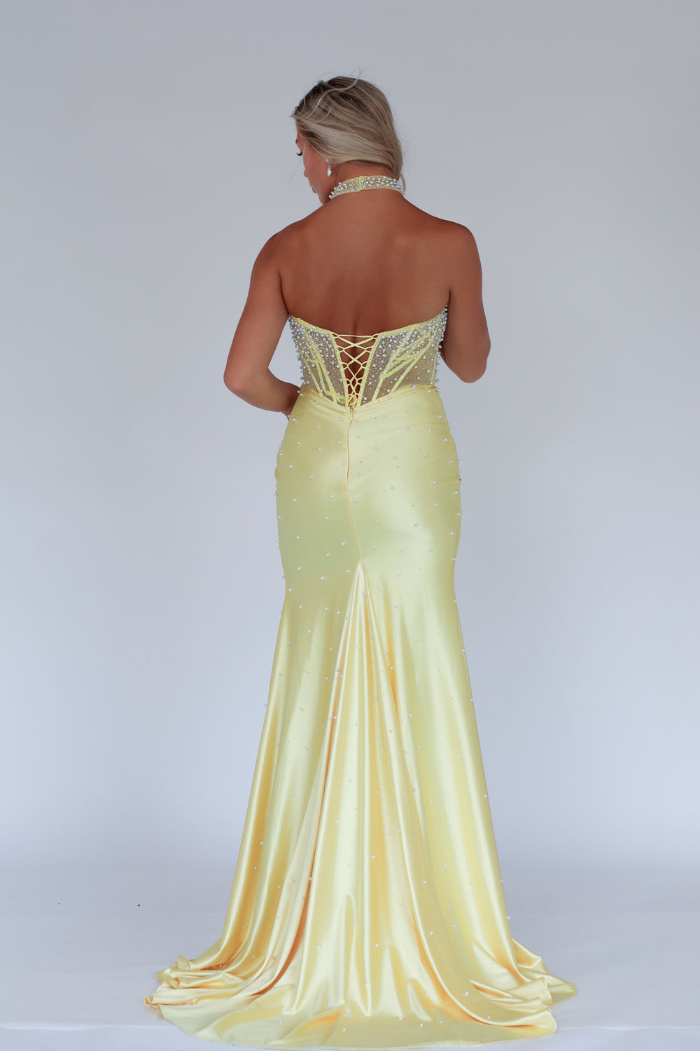 Miah Vega 24704 Yellow dress