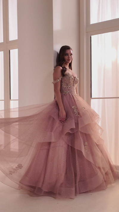 Ellie Wilde EW35084 prom dress video.  Ellie Wilde EW35084 is available in these colors: Bluebell, Teal, Royal Blue, Hot Pink, Emerald.