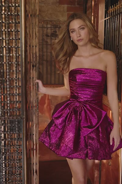 Sherri Hill 56658 prom dress video.  Sherri Hill 56658 is available in these colors: Fuchsia, Blue Green Multi, Royal, Peacock, Turquoise Coffee, Bright Pink, Red, Black.