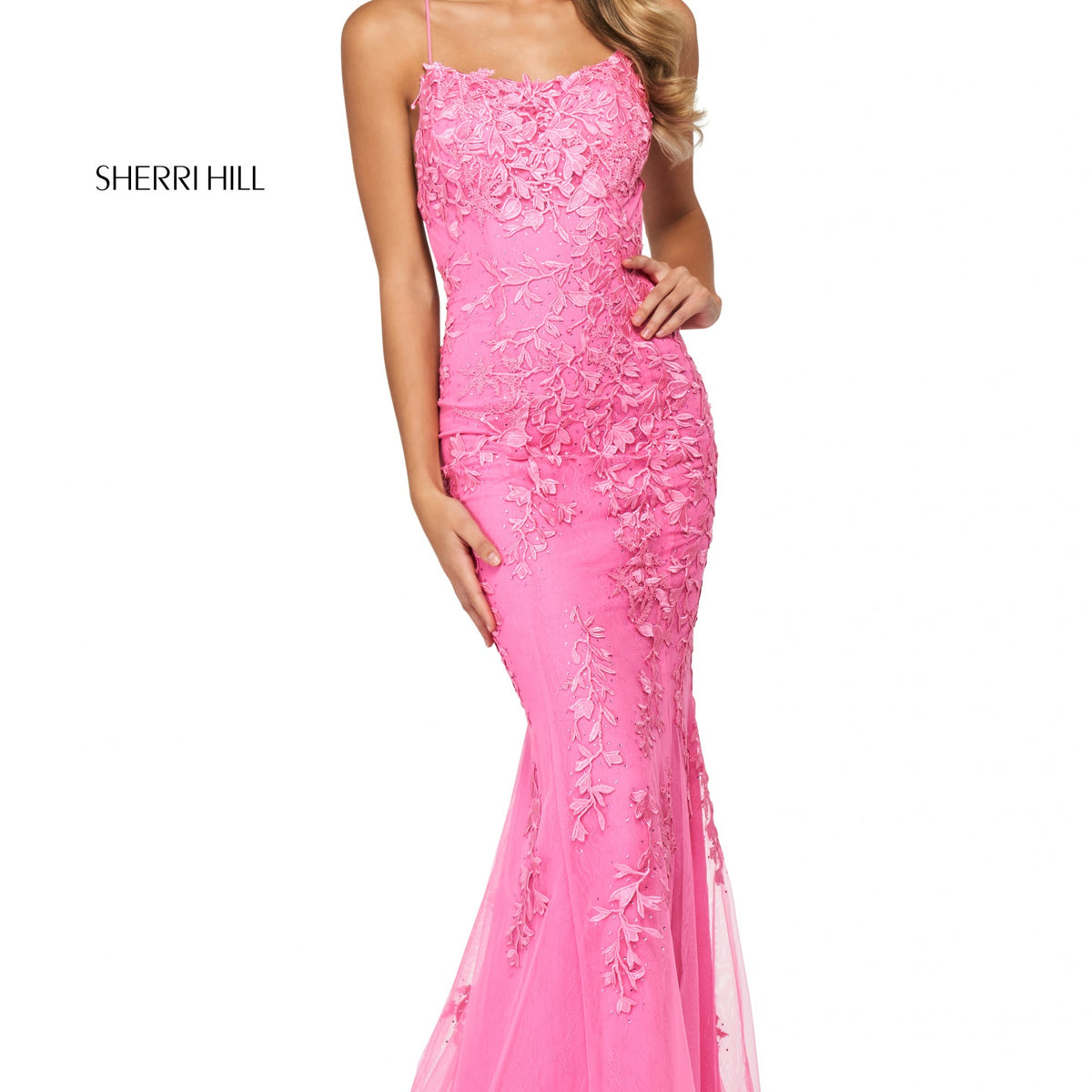 sherri hill sexy open back fitted dress 52338 Sherri Hill 52338 Dress