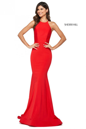 Sherri Hill 53663 prom dress images.  Sherri Hill 53663 is available in these colors: Black, Red, Dark Coral, Royal, Turquoise, Blush, Light Blue, Yellow, Emerald, Ruby, Coral, Navy, Fuchsia, Dark Periwinkle.