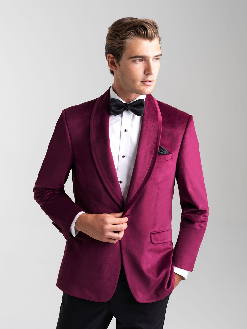 New Cranberry Red Slim Fit 3 Piece West End Tuxedo – Formalwear Outlet