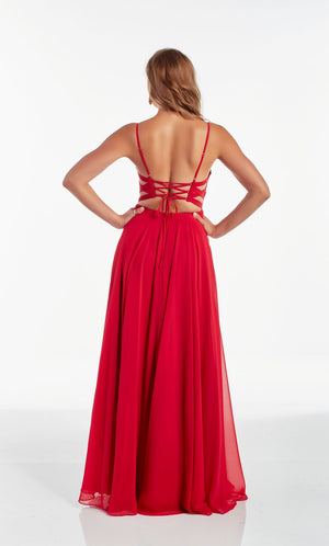 Alyce Paris 60953 prom dress images.  Alyce Paris 60953 is available in these colors: Red,  Pine,    Midnight.