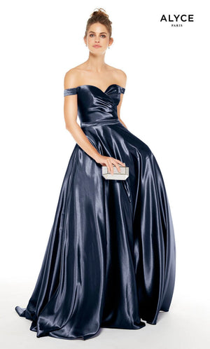 Alyce Paris 1528 prom dress images.  Alyce Paris 1528 is available in these colors: Antique Rose, Lavender Violet, Midnight, Dripping Diamonds  Silver , Pink Champagne.