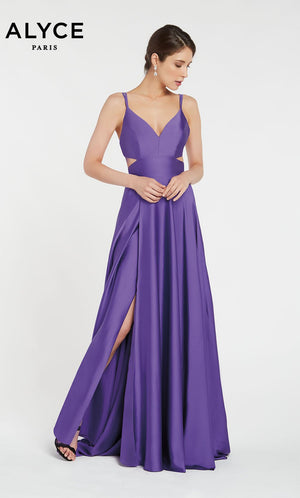 Alyce Paris 60453 prom dress images.  Alyce Paris 60453 is available in these colors: Blush,  Sage Green,  Royal,  Midnight,  Purple.